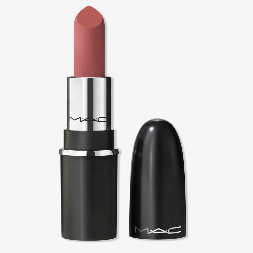 MAC COSMETICS MINI Matte Lipstick Velvet Teddy 0.06oz NIB Deep Tone Beige